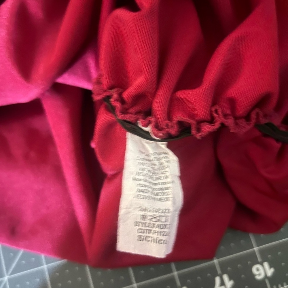 Chic Asymmetrical Red Dress - Picture 5 of 6